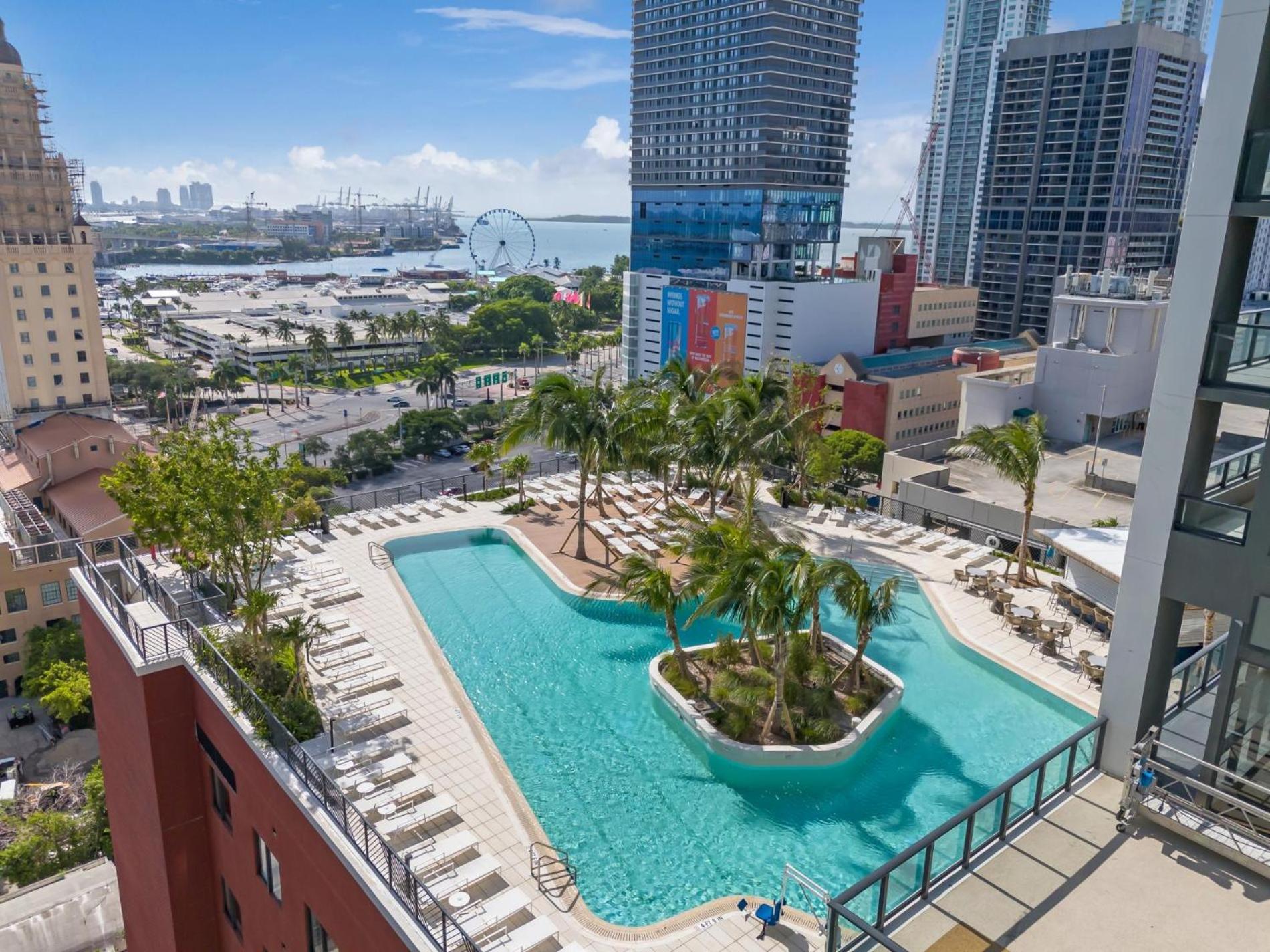 Modern 1Br Apartment With Breathtaking Views Heart Of Downtown Μαϊάμι Εξωτερικό φωτογραφία